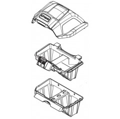 Conjunto soporte filtros R0836200 limpiafondos Polaris Quattro