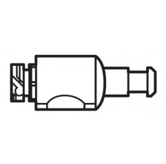 Conector de pared negro W7230330 limpiafondos Polaris Quattro Sport