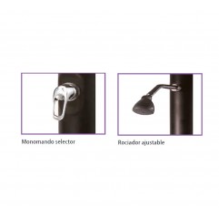 Ducha solar 35 litros QP