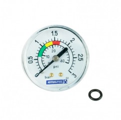 Manómetro 1/8" 3 KG./C " Filtro Aster Lateral Astralpool  4404010103