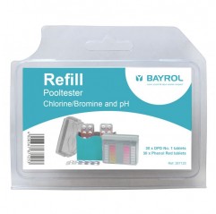 Recambio 60 reactivos Pool Tester Cl/pH de Bayrol