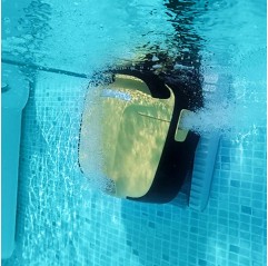 Limpiador robótico automático de piscina, aspiradora inteligente  inalámbrica para piscina, recargable, cartuchos de filtro fáciles de  limpiar, para