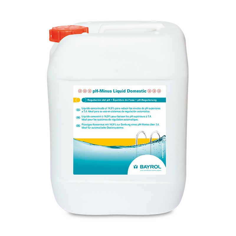 Reductor pH líquido (pH Minus 10L.- 20 L.) de Bayrol