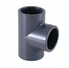 Te 90° PVC encolar hembra
