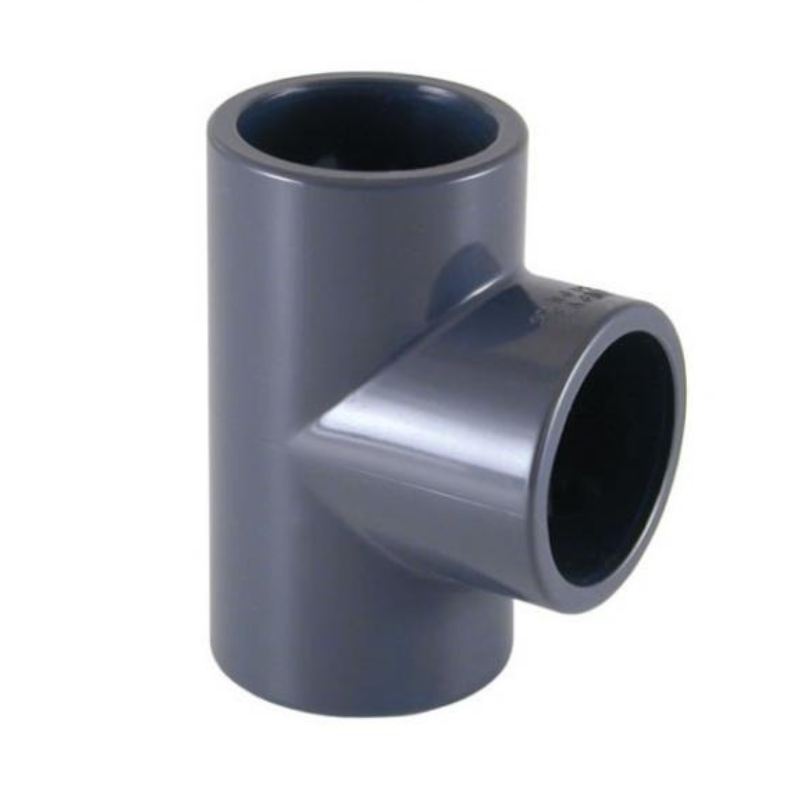 Te 90° PVC encolar hembra