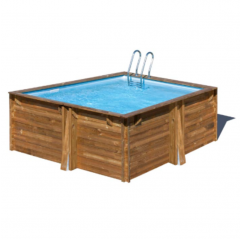Piscina de madera Cuadrada Carra 3 Gre
