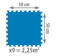 Tapiz de suelo para piscinas desmontables Gre