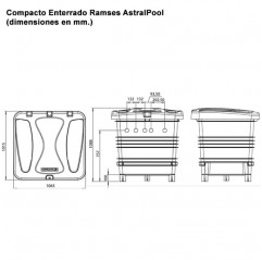 Compacto enterrado Ramses Filtro Aster + Bomba Sena