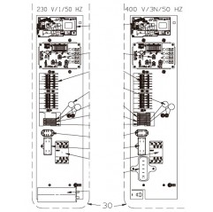 Platina eléctrica PFPREM 6 Bomba de calor Zodiac Z300.