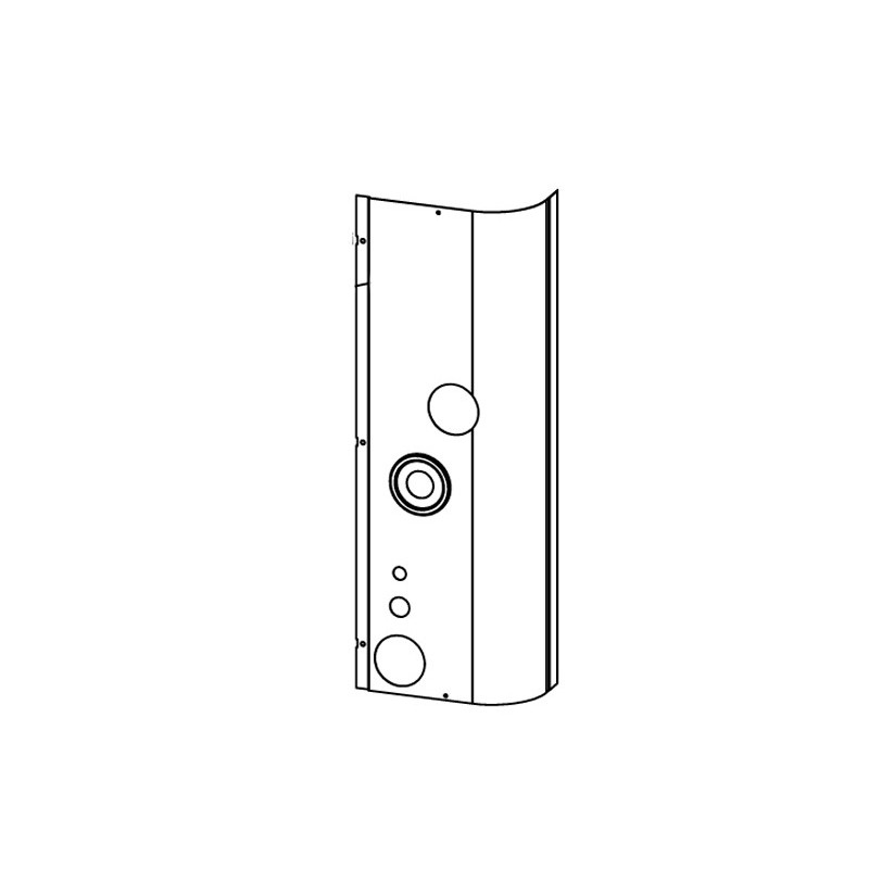 Panel trasero fijo Bomba de calor Zodiac ZS500.