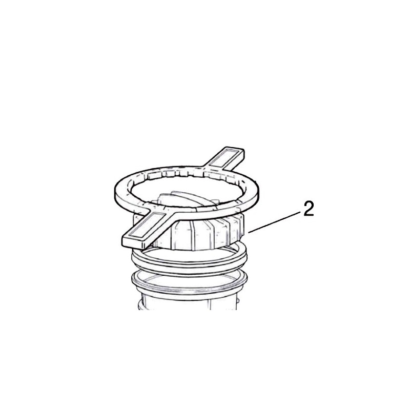 Tapa prefiltro Bomba de piscina Zodiac Redflo.