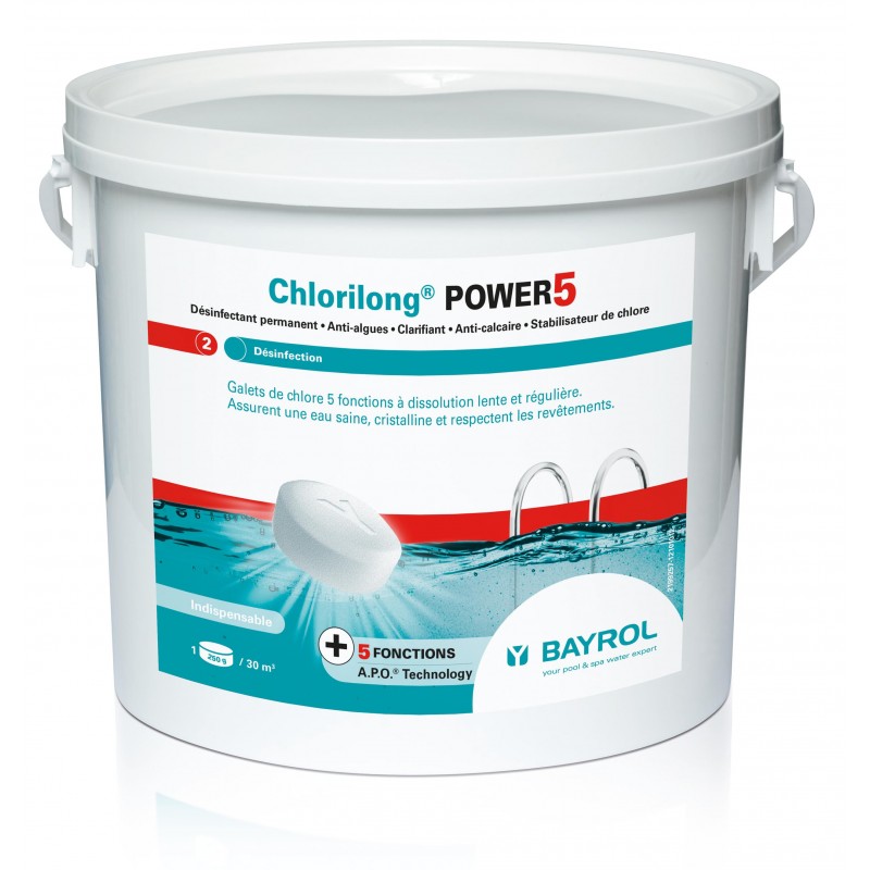 Cloro Chlorilong Power 5 Bayrol (Novedad 2018)