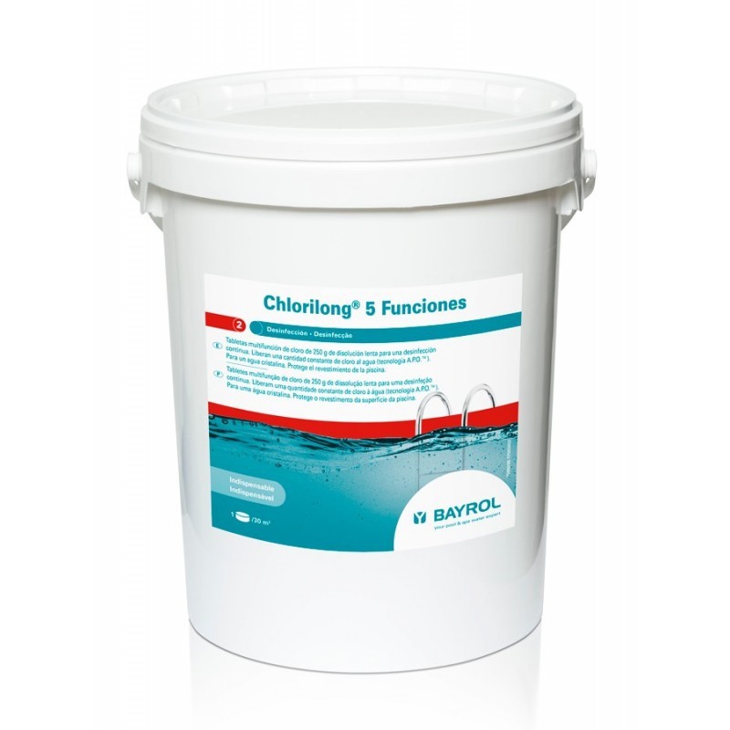 Cloro disolución lenta Chlorilong 250 C (25kg)