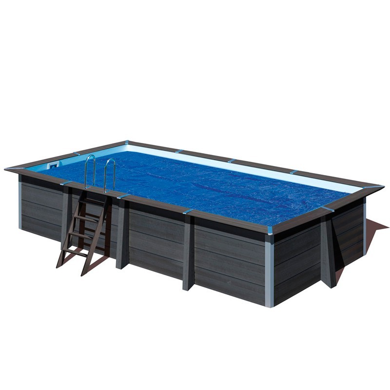 Cubierta de verano Gre ovalada piscina composite