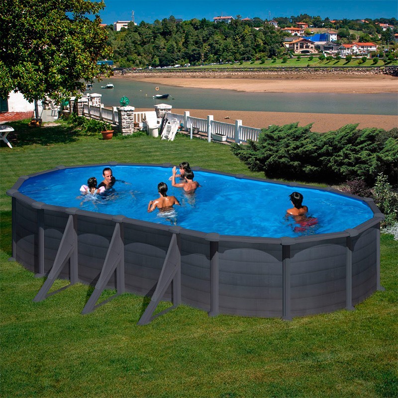 Piscina desmontable Gre Rattan ovalada